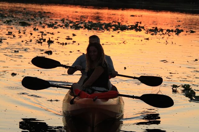 90-Minute Sunset paddle at Secret Lake Guided Kayak Tour in Casselberry  - Photo 1 of 24